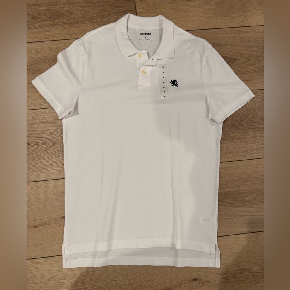 Men’s Express White Polo Shirt